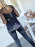 REMERA DE TUL BORDADA 64444 - comprar online