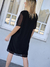 VESTIDO DE GASA BORDADO Y FORRADO 62898 - comprar online
