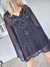 TUNICA/ VESTIDO DE GASABORDADO A MANO 65341 - TRESDELSEIS