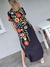 VESTIDO DE RASO BORDADO 64435