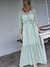 VESTIDO DE GASA ESTAMPADO EN ORO RENATA68663 - comprar online