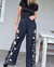 Imagen de PANTALON SASTRERO BOHO DE VOILE DE ALGODO FORRADO CON LUREX Y BORDADO 65183