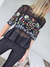 BLUSA DE PLUMETI BORDADA 64673 - comprar online