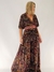 VESTIDO DE GASA ESTAPADO CINTURA BORDADA 63445 en internet