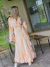 VESTIDO DE SEDA CRUZADO 68093 - TRESDELSEIS