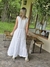 VESTIDO PUNTILLA DE ALGODON Y APLIQUES EN PIEDRAS 66443 - tienda online