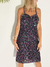 VESTIDO DE GASA BORDADO A MANO FRENTE Y ESPALDA 44207 - tienda online