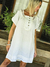 VESTIDO-TUNICA DE LINO CON PUNTILLA DE ALGODON 60127