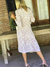 VESTIDO DE SEDA CRUZADO 68098 - tienda online