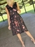 VESTIDO CREP ELASTIZADO Y ESTAMPADO ALEXAB MIA242 - comprar online