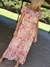 VESTIDO DE GASA ESTAMPADA Y FORRADO FELICITAS - comprar online