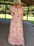 Imagen de VESTIDO DE GASA ESTAMPADA Y FORRADO FELICITAS