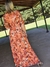 VESTIDO DE TUL DE ALGODON ESTAMPADO Y FORRADO ARMENIA - tienda online