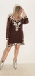 TUNICA BORDADA A MANO 62532 - comprar online