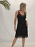 VESTIDO DE TUL BORDADO FRENTE Y ESPALDA 67541
