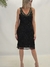VESTIDO DE TUL BORDADO FRENTE Y ESPALDA 67541 - tienda online