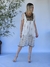 Imagen de VESTIDO GASA ESTAMPADO PECHERA BORDADA 66237