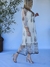VESTIDO DE GASA BORDADO Y ESTAMPADO 66233