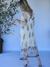 VESTIDO DE GASA BORDADO Y ESTAMPADO 66233 - comprar online