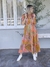 Vestido voile de algodon abotonado 69212
