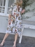 VESTIDO DE LINO FLOR 68434 - comprar online