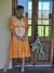 Vestido de gipiur con intervencion batik. 68811 - TRESDELSEIS