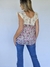 BLUSA DE GASA COMBINADA 59531 - tienda online