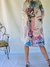 Camisa de lino estampada 69877