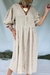 Vestido de lino 69959 - TRESDELSEIS