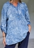 CAMISA DE LINO ESTAMPADO 70145 - TRESDELSEIS