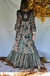 VESTIDO DE GASA PECHERA BORDADA 68676 en internet