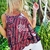 MUSCULOSA DE SEDA DOBLE VOLADO 67446 A