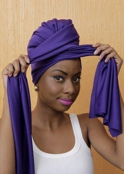 Turbante Roxo Violeta
