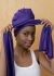 Turbante Roxo Violeta