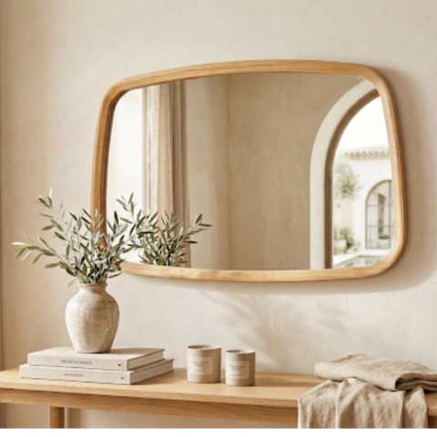 Espejos Dercorativos de Madera de Kiri - comprar online