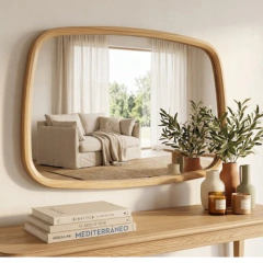 Imagen de Espejos Dercorativos de Madera de Kiri