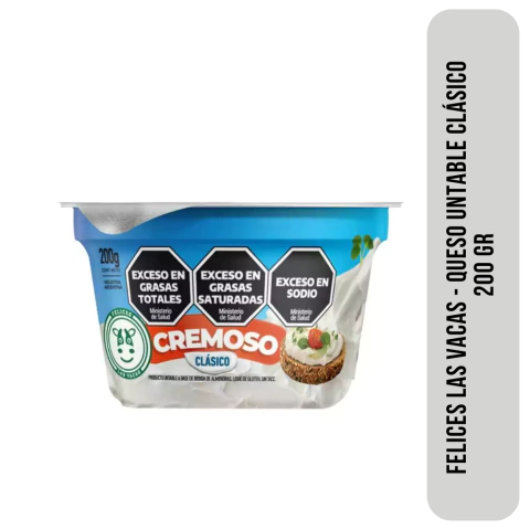 Felices Las Vacas - Untable Cremoso Clásico 200 Gr - comprar online