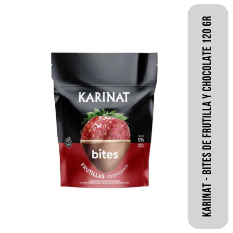 Karinat - Bites de Frutilla y Chocolate 120 Gr - comprar online