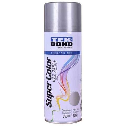 TINTA AEROSSOL ALUMINIO USO GERAL 350 ML/250G TEKBOND