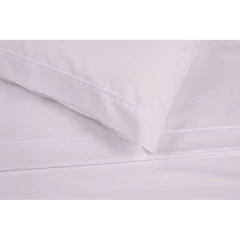 Lençol Avulso Queen Percal 100% Algodão 1 pçs 200 Fios Branco Matera - comprar online