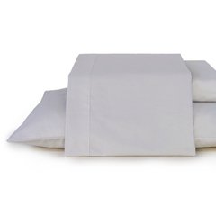 Jogo de Lençol Solteiro 3 pçs Percal 100% Algodão Cinza Trajanus. Detalhe. 