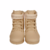 Bota Coturno Infantil Feminina Pampili Rubi Matelassê Comfy Nude