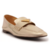 Mocassim Schutz Couro Dourado Metalizado