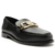Mocassim Couro Fivela Metal Arezzo