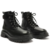 Bota AnaCapri Coturno Preta Tratorada Fivela