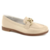 Sapato Usaflex Mocassim Loafer Couro Ak3502002 Vanilla