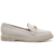 Sapato Feminino Moleca Loafer Oxford Mocassim Branco