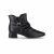 Bota Piccadilly Tati Cano Curto Salto Médio Preto 