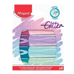 Resaltador Maped Glitter x4