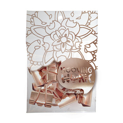 Broches Binder 25mm Golden Rose